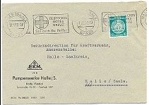 Briefumschlag DDR 1957 Briefumschlag DDR 1957